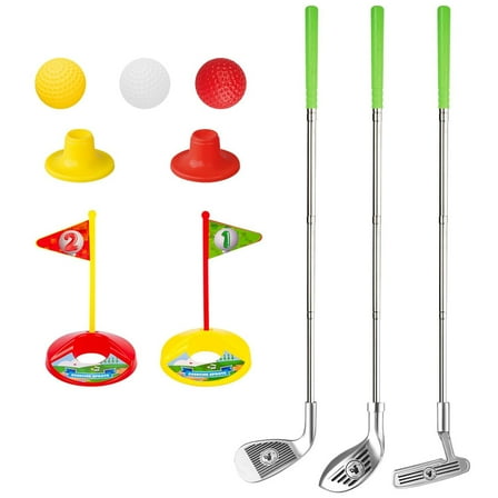 Kids Golf Clubs for 3 4 5 6 Years Old, Retractable Toddler Golf Set with Storage Bag for Kids Age 3 , Outdoor Indoor Sports Toy for 3-9 Year Old Boys Girls Birthday Gift