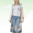 thumbnail image 1 of unbranded Impermeable Negro De Longitud Media Con Capucha Para Mujer Moderno Y Funcional, 1 of 8