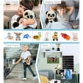 thumbnail image 4 of DolliBu Sitting Panda Stuffed Animal with Soccer Ball Plush - Soft and Huggable Panda Bear with Cute Soccer Plush Ball Sports Gift for Kids and Adults - 9 Inch, 4 of 6