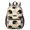 Hedgehog and Polkadot, variant on Strawberry and Slice Pink Pattern 17" School Backpacks for Teens,Waterproof Oxford Fabric,S-Shape Padded Straps for School,Travel,Hiking,Camping