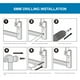 thumbnail image 5 of Toallero de baño Estantes de baño plegables de doble capa con extraíble TFixol  Estante, 5 of 7