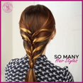 thumbnail image 5 of 1 Pair Hair Tail Tools, Hair Braid Accessories Ponytail Maker,French Braid Tool Loop for Hair Styling, 2pcs, 1 Color, 5 of 5