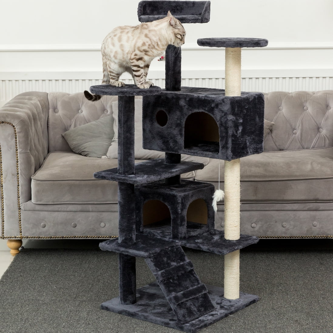 Clearance Cat Tree Condos For Large Cats 51 Multi Level Cat