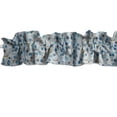 thumbnail image 2 of Small Flowers Allover Print Cotton Curtain Sleeve Topper Window Treatment, 2 of 6