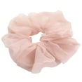 thumbnail image 7 of Daisy Del Sol 5 Pack Assorted Pastel Solid Color Sheer Organza Chiffon Ponytail Holder Hair Scrunchies, 7 of 7