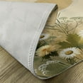 thumbnail image 4 of Ambesonne Floral Eucalyptus Place Mats Set of 4, Pastel Abloom, Standard Size, Ivory Sage Green Mustard, 4 of 5