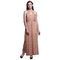thumbnail image 1 of Bimba Floral Ladies Sleeveless Long Print Maxi Dress with Side Slits Summer Wear-XXX-Large, 1 of 6