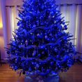 thumbnail image 2 of Battery Operated Christmas Lights, 17ft 50 LED Mini String Lights with Timer 8 Modes Waterproof Tree Lights for Outdoor Indoor Xmas Garden Party Decor, Blue, 2 of 6