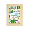 thumbnail image 1 of Adventure Life Brazil Journey Brazil Desktop Display Photo Frame Picture Art Painting 5x7 inch, 1 of 3