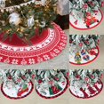 thumbnail image 2 of Falda de árbol de Navidad de 90cm, alfombra de árbol de Navidad, decoraciones para el hogar, adorno de árbol de Navidad, Año Nuevo, 2023, 2 of 4
