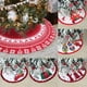 thumbnail image 2 of Falda de árbol de Navidad de 90cm, alfombra de árbol de Navidad de Papá Noel, copo de nieve, decoración de Feliz Navidad para el hogar, Año Nuevo 2024, 1 ud., 2 of 4