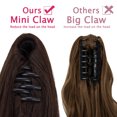 thumbnail image 5 of LELINTA Ponytail Extension Min Claw Clip 18" 24" Curly Synthetic Clip in Claw Ponytail Hair Extension Synthetic Hairpiece with a jaw/Claw Clip, 5 of 8
