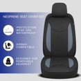 thumbnail image 6 of Waterproof Car Seat Cover Full Seats, Neoprene Seat Covers for Cars,Split Bench Compatible Car Interior Covers, Universal Fit Most Car Sedan Truck SUV(Black/Gray), 6 of 18
