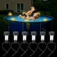 thumbnail image 5 of XIA0LE Solar Pool Lights For Framed Above Ground Pools, 6 Pack Waterproof Swimming Pool Accessories Lights, Outdoor Pool Decoration Night Light (Warm light), 5 of 6
