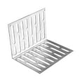 thumbnail image 5 of CoudarTitie Corner floor drain, stainless steel, efficient, rust-proof, L-shaped, side drain 12.5cmx8cmx14cm, 5 of 9