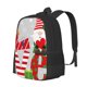 thumbnail image 1 of Easygdp Christmas Gnome With Love Mochila de Gran Capacidad Minimalista Ideal para Escuela, Viajes y Uso Diario, 1 of 6