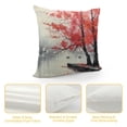thumbnail image 4 of Creowell Impressionist Painting Pillow Case for Home Decor Indoor Outdoor Couch Sofa Autumn Aesthetic Decorative 1PC 12x12in, 4 of 5