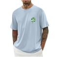thumbnail image 1 of Jamicy T-Shirts pour Hommes Été 2025 T-Shirts Graphiques pour la Saint-Patrick Manches Courtes Col Rond T-Shirts d'Été, 1 of 3