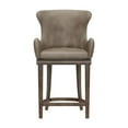 thumbnail image 3 of Hillsdale Furniture Caydena Wood Counter Height Return Swivel Stool, Rustic Gray, 3 of 12
