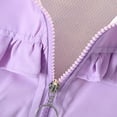 thumbnail image 6 of GYRATEDREAM Toddler Girls Lightweight Windbreaker Hooded Jacket Long Sleeve Zipper Kids Coats Windbreaker Casual Outerwear, 6 of 9