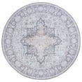 thumbnail image 2 of Safavieh Tucson Nazca Oriental Machine Washable Area Rug, Light Purple/Sage, 4' x 4' Round, 2 of 12