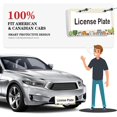 thumbnail image 6 of 1Pack License Plate Frames with Cute Cartoon Animal Pattern Includes Screws & Caps Full Accessories Included Size 6.3x12.2inch(16x31cm), 6 of 8