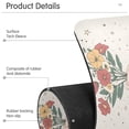 thumbnail image 4 of Yayeee Faucet Mat for Kitchen Sink 14.7" Diatomite Long Splash Guard Pad, Beige Cute Flower, 4 of 7