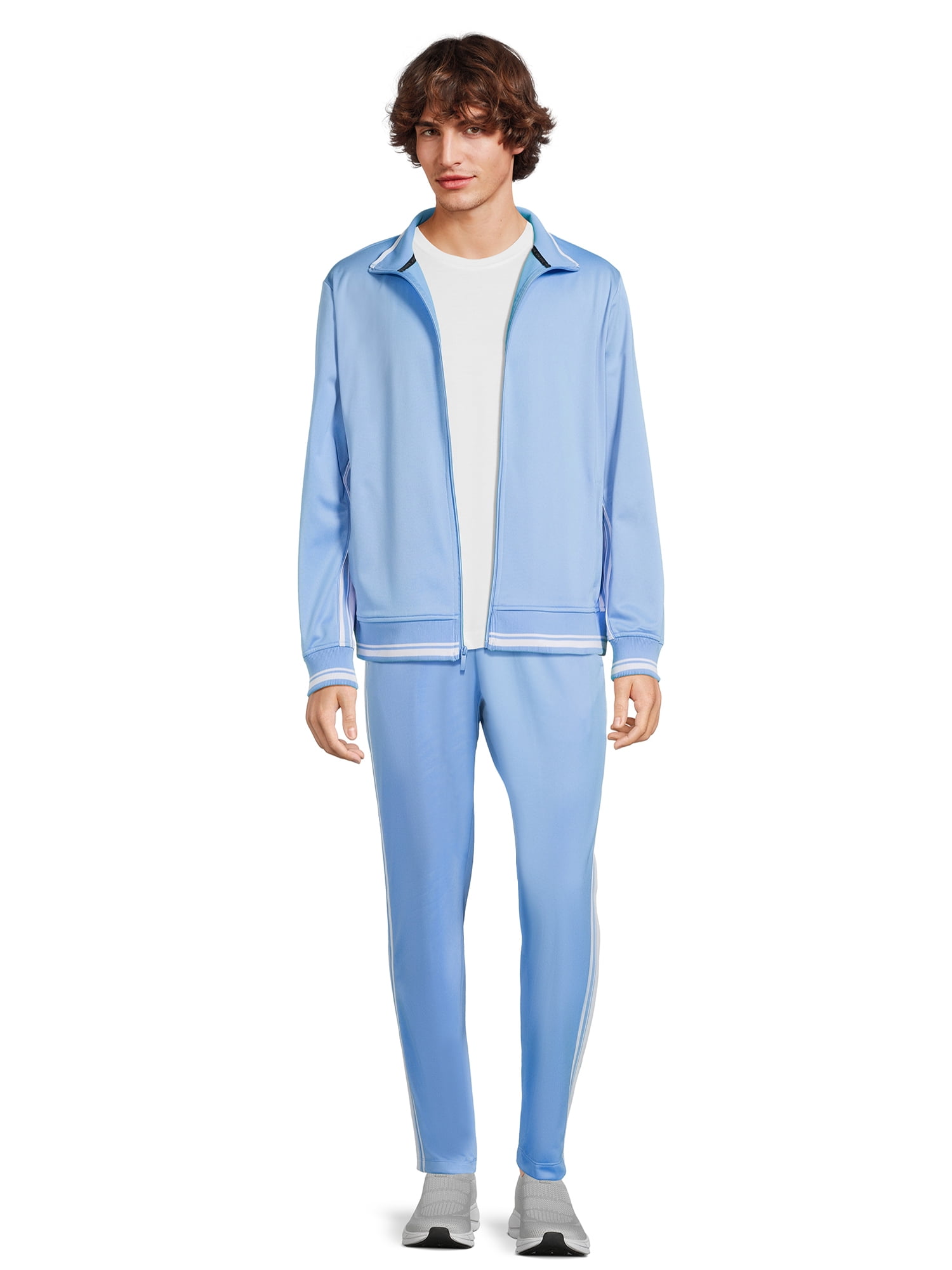 Athletic Works Men's Tricot Track Jacket, Sizes S- 3XL