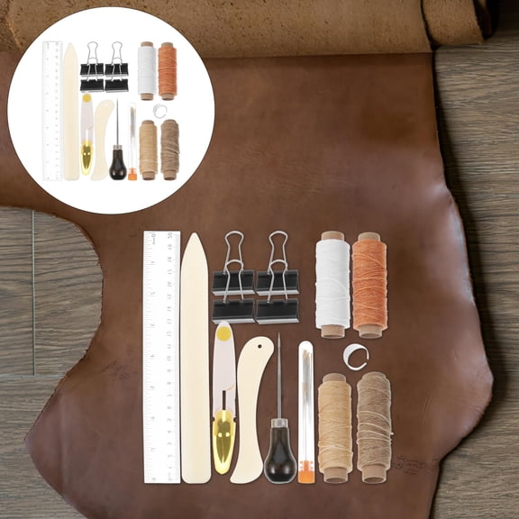 FRCOLOR  Binding Upholstery Bone Folder Tool Leather Tools DIY Crafts Work