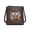 Brown-Cross Highland Cow, variant on Cross Wolf Print Leather Satchel Bags for Women Medium Shoulder Bag Purse with Adjustable Strap, Christian Crossbody Hobo Bag with Multi Pocket for Travel Work, Brown