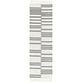 thumbnail image 3 of Hauteloom Akash Recycled Material Living Room, Bedroom Area Rug - Traditional, Transitional - Off White, Black White, Nickel - 2' x 3', 3 of 9