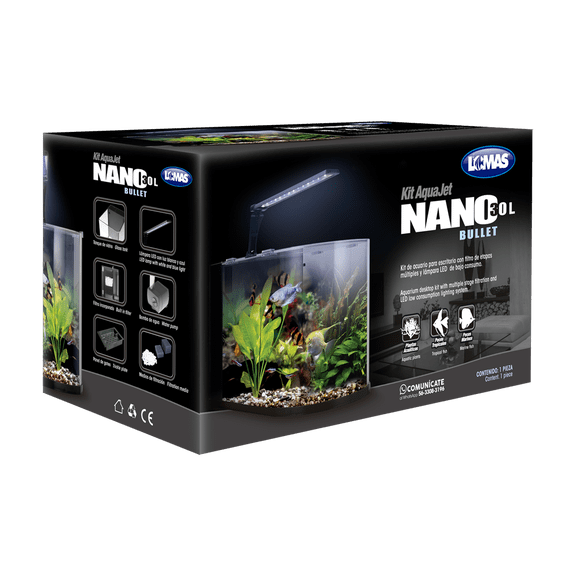 ACUARIO NANO BULLET 30 LT