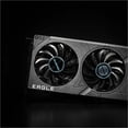 thumbnail image 3 of GIGABYTE GeForce RTX 4060 Ti EAGLE OC 8G Graphics Card, 3x WINDFORCE Fans, 8GB 128-bit GDDR6, GV-N406TEAGLE OC-8GD Video Card, 3 of 16