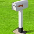 thumbnail image 4 of 1Set Post Protector Durable Metal for Outdoor Use 13.00X9.00X9.00CM, 4 of 9