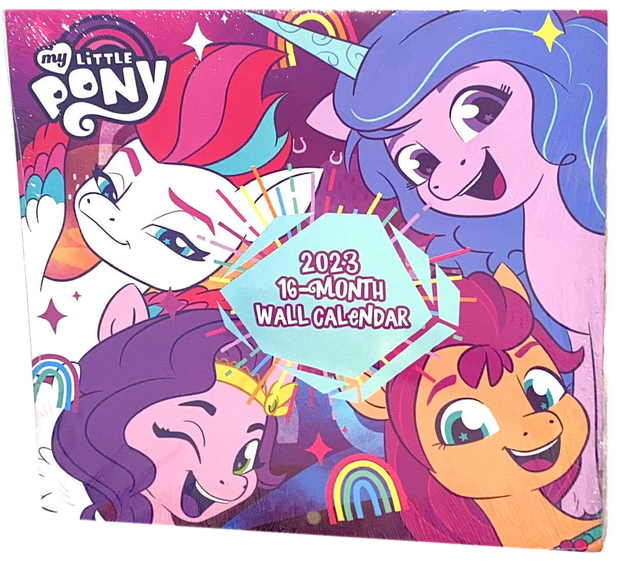 My Little Pony 2023 16 Month Wall Art Hanging Collectible Calendar my-little-pony-2023-16-month-wall-art-hanging-collectible-calendar