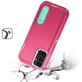 thumbnail image 3 of BD Tough Rugged Cover Designed for Samsung Galaxy A54 5G Phone Case [Impact Resistant Hybrid Protector] [Built-in Stand] Case for Samsung Galaxy A54 5G Case - Teal and Pink, 3 of 4