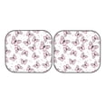 thumbnail image 7 of Haiem Pink Butterflies (2) Car Windshield Sun Shade (2 Pieces) Foldable Windshield Sun Shade Car Accessories for Truck SUV Pickup-Large, 7 of 7