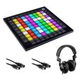 thumbnail image 1 of Novation MIDI Grid Instrument Launchpad Pro MK3 Controller with HPC-A30 Studio Headphones & 2x MIDI Cable Bundle, 1 of 8