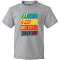 thumbnail image 3 of Inktastic Disc Golfer Eat Sleep Disc Golf Repeat Youth T-Shirt, 3 of 5