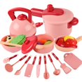 thumbnail image 1 of 16PCS Kitchen Utensil Toy Spoon Pot Bowl Cookware Playset Utensil Pretend Toy, 1 of 10
