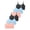 Black*2/Red Pink*2/Light Blue*2, variant on Girls Seamless Sports Bras 6 Pack | Soft Crop Tops for Active Tweens 6-14
