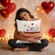 thumbnail image 3 of Specollect 2 Pcs Valentines Day Pillow Cover, Soft Linen Decorative Cushion for Sofa Living Room Bedroom, Pressure Relief, 3 of 7