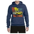thumbnail image 2 of Ford Free Wheelin 1978 Bronco Classic Rasta 70s | Mens Cars and Trucks Hooded Sweatshirt Graphic Hoodie, Vintage Heather Navy, 2XL, 2 of 4