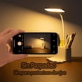 thumbnail image 4 of Lámpara de Escritorio LED, Lampara de Escritorio Recargable con Portalápices y Soporte para Celular, 3 Colores y Brillo Regulable Continua, Control Táctil, 4 of 4