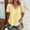 Yellow, variant on Womens White Eyelet Lace Trim Blouse V-Neck Short Sleeve Flowy Casual Summer Tunic Tops Soft Stretchy Lightweight Pullover,Size 2XL