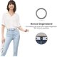 thumbnail image 2 of Cinturón ajustable sin hebilla de 4 piezas para hombres o mujeres, cinturón elástico invisible para jeans, pantalones, 2 of 6