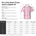 thumbnail image 4 of Susaid Bat And Pumpkin Print Short Sleeve Shirts Button Down Casual Shirts Summer Beach Aloha Button Down Short Sleeve for Men ,Small, 4 of 6