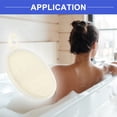 thumbnail image 2 of Vocoste Jute Bath Brush Body Scrubber for Bathroom for Shower 5.51"x3.74" Beige 1 Pc, 2 of 2
