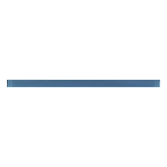 10 pack 0.6-in W x 12-in L Glass Glossy Pencil Liner Tile Trim (0.5 Sq ft/case)