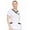 WHITE, variant on HEAL+WEAR Women's V-Neck Scrub Top Multi-Pocket Clinical Workwear for Nurses 4-Way Stretch